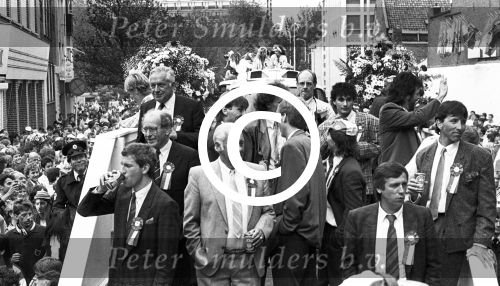 Venlo, 28 Mei 1987 Excelsior-PSV, gespeeld in de Koel te Venlo, eindstand 2-3 en PSV Landskampioen

Foto Peter Smulders BV