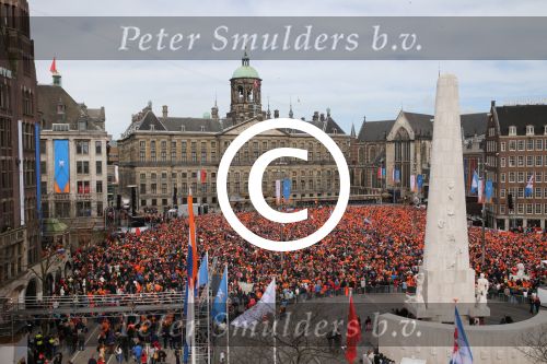 Amsterdam, 30 April 2013
Inhuldiging Koning Willem Alexander en Koningin Maxima
Op Paleis op de Dam

Foto Peter Smulders BV