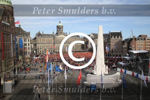Amsterdam, 30 April 2013
Inhuldiging Koning Willem Alexander en Koningin Maxima
Op Paleis op de Dam

Foto Peter Smulders BV