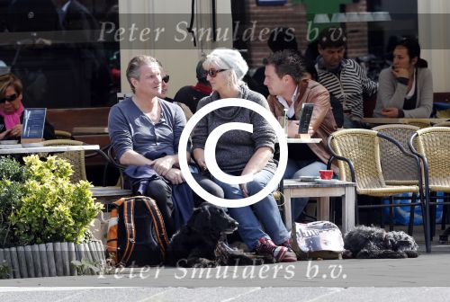 Amsterdam 15 september 2012
Peter Blok met zijn vrouw op terras.
Peter Smulders bv
