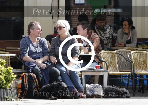 Amsterdam 15 september 2012
Peter Blok met zijn vrouw op terras.
Peter Smulders bv