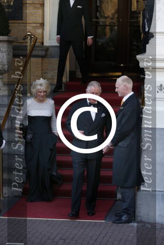 Amsterdam, 29 April 2013
Camilla Parker Bowles met haar man Prins Charles
Foto Peter Smulders BV