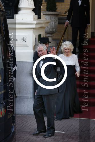 Amsterdam, 29 April 2013
Camilla Parker Bowles met haar man Prins Charles
Foto Peter Smulders BV