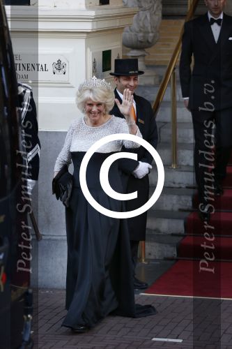 Amsterdam, 29 April 2013
Camilla Parker Bowles met haar man Prins Charles
Foto Peter Smulders BV