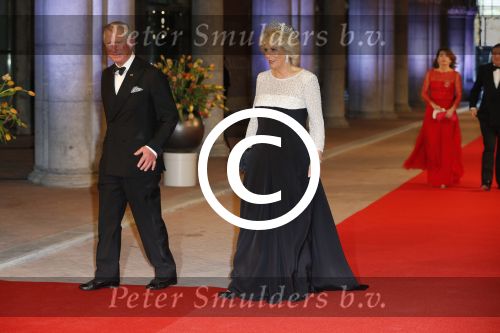 Amsterdam, 29 April 2013
Camilla Parker Bowles met haar man Prins Charles
Foto Peter Smulders BV