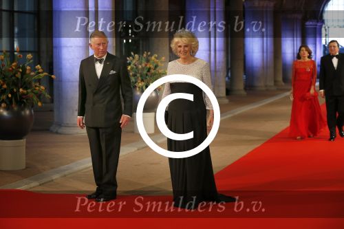 Amsterdam, 29 April 2013
Camilla Parker Bowles met haar man Prins Charles
Foto Peter Smulders BV