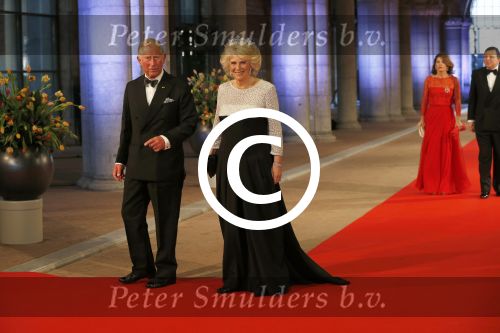 Amsterdam, 29 April 2013
Camilla Parker Bowles met haar man Prins Charles
Foto Peter Smulders BV