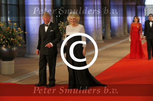 Amsterdam, 29 April 2013
Camilla Parker Bowles met haar man Prins Charles
Foto Peter Smulders BV