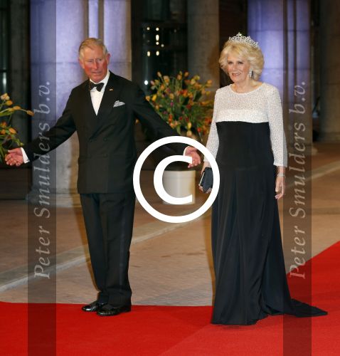 Amsterdam, 29 April 2013
Camilla Parker Bowles met haar man Prins Charles
Foto Peter Smulders BV