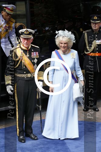 Amsterdam, 29 April 2013
Camilla Parker Bowles met haar man Prins Charles
Foto Peter Smulders BV