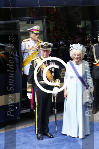 Amsterdam, 29 April 2013
Camilla Parker Bowles met haar man Prins Charles
Foto Peter Smulders BV