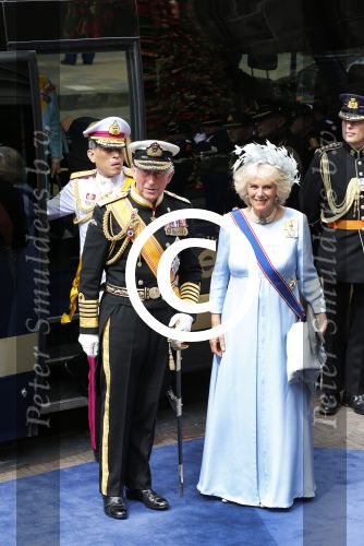 Amsterdam, 29 April 2013
Camilla Parker Bowles met haar man Prins Charles
Foto Peter Smulders BV