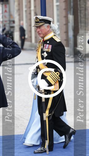Amsterdam, 29 April 2013
Camilla Parker Bowles met haar man Prins Charles
Foto Peter Smulders BV