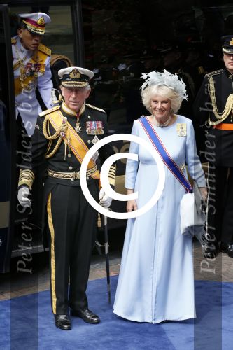 Amsterdam, 29 April 2013
Camilla Parker Bowles met haar man Prins Charles
Foto Peter Smulders BV
