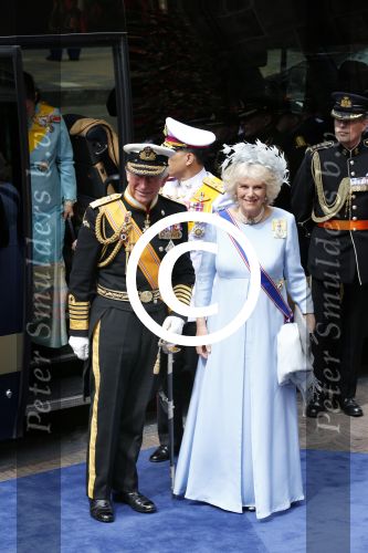 Amsterdam, 29 April 2013
Camilla Parker Bowles met haar man Prins Charles
Foto Peter Smulders BV