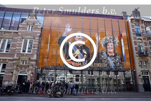 Amsterdam 28 april 2013
Premiere John v Eerd in het nieuwe de la mar theater. Koningin Beatrix en prins willem alexander 
Peter Smulders bv