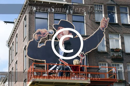 Amsterdam 28 april 2013
Prins Willem Alexander als andre hazes op cafe in de jordaan.
Peter Smulders bv