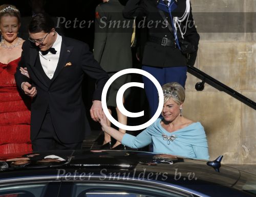 Amsterdam, 29 April 2013
Kon. gasten op weg naar het diner
Prinses Laurentien
Foto Peter Smulders BV