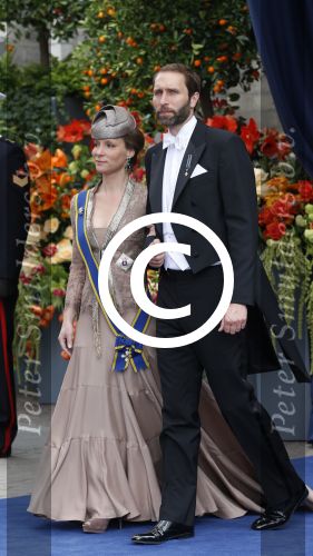 Amsterdam, 30 april 2013
Inhuldiging Koning Willem Alexander en Koningin Maxima
Prinses Margarita met haar man Tjalling Siebe ten Cate
Foto Peter Smulders BV