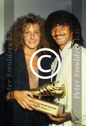 Ruud Gullit,
Voetballer van het jaar 1986
Foto Peter Smulders BV