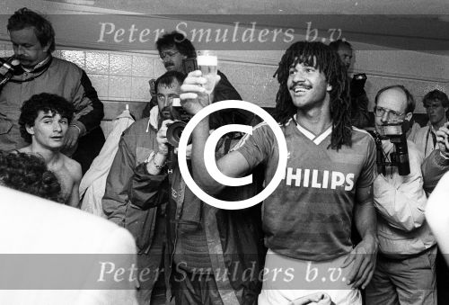 Venlo, 28 Mei 1987 Excelsior-PSV, gespeeld in de Koel te Venlo, eindstand 2-3 en PSV Landskampioen

Foto Peter Smulders BV