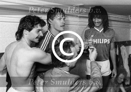 Venlo, 28 Mei 1987 Excelsior-PSV, gespeeld in de Koel te Venlo, eindstand 2-3 en PSV Landskampioen

Foto Peter Smulders BV