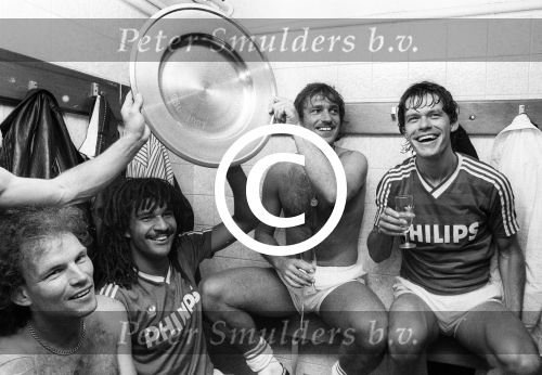 Venlo, 28 Mei 1987 Excelsior-PSV, gespeeld in de Koel te Venlo, eindstand 2-3 en PSV Landskampioen

Foto Peter Smulders BV