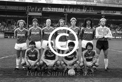 Venlo, 28 Mei 1987 Excelsior-PSV, gespeeld in de Koel te Venlo, eindstand 2-3 en PSV Landskampioen

Foto Peter Smulders BV