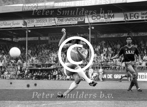 Venlo, 28 Mei 1987 Excelsior-PSV, gespeeld in de Koel te Venlo, eindstand 2-3 en PSV Landskampioen

Foto Peter Smulders BV