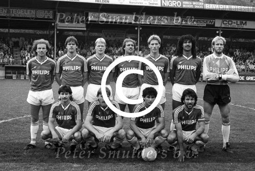 Venlo, 28 Mei 1987 Excelsior-PSV, gespeeld in de Koel te Venlo, eindstand 2-3 en PSV Landskampioen

Foto Peter Smulders BV