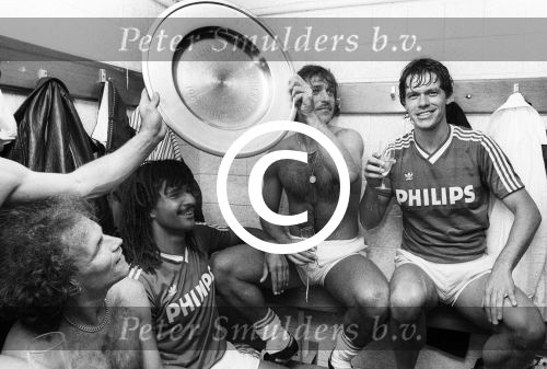 Venlo, 28 Mei 1987 Excelsior-PSV, gespeeld in de Koel te Venlo, eindstand 2-3 en PSV Landskampioen

Foto Peter Smulders BV