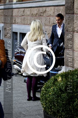 Amsterdam, 15 Mei 2013 In het Conservatorium Hotel vierde Leco Zadelhoff zijn 45ste verjaardag en 25 jaar in het vak.
Suze Mens met haar partner Sevren Jacquet 
Foto Peter Smulders BV