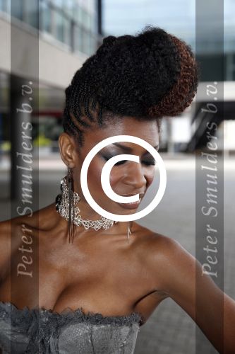 Amsterdam 12 mei 2013
Uitreiking coiffure awards in de rai. Sylvana Simons met een vriend
Peter Smulders bv