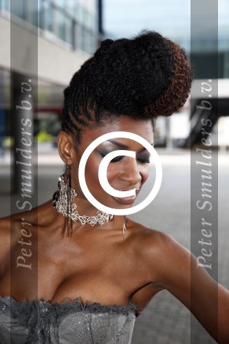 Amsterdam 12 mei 2013
Uitreiking coiffure awards in de rai. Sylvana Simons met een vriend
Peter Smulders bv