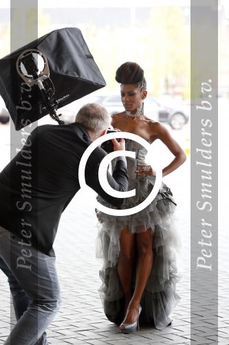 Amsterdam 12 mei 2013
Uitreiking coiffure awards in de rai. Sylvana Simons met een vriend
Peter Smulders bv