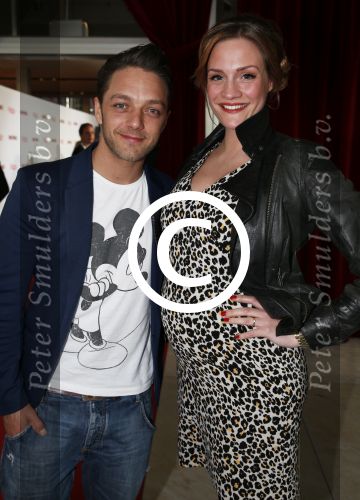 Amsterdam 22 april 2013
Premiere iron man 3 in de RAI. Tommy Christiaan met zijn  zwangere vriendin Michelle Splietelhof
Peter Smulders bv