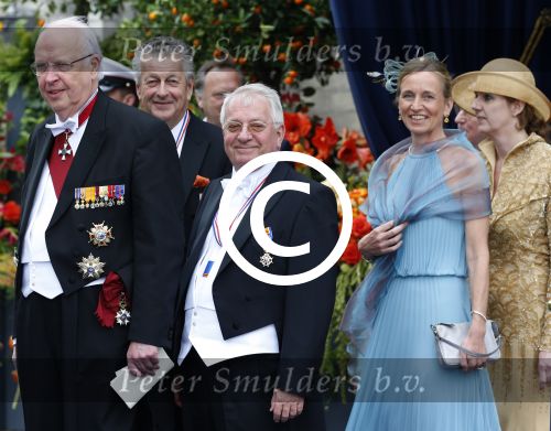 Amsterdam, 30 april 2013
Inhuldiging Koning Willem Alexander en Koningin Maxima
Wim v d Leegte met zijn vrouw
Foto Peter Smulders BV