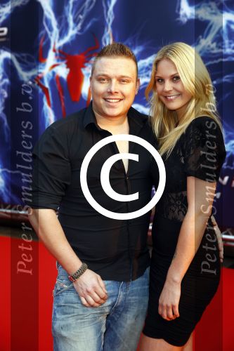 Amsterdam 22 april 2014
Premiere spiderman 2 in pathe Arena in Amsterdam. Tony Wyczynski met vriendin