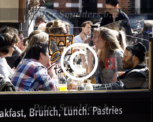 Amsterdam 8 april 2015
Alain Clark op terras