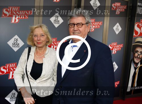 Amsterdam 12 april 2015
Premiere sunshine boys in het nieuwe de la mar theater. Bram Peper met vrouw