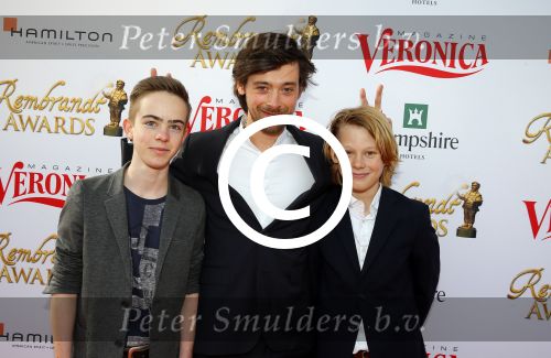 Amsterdam 19 april 2015
Uitreiking Rembrandt awards in Hotel Americain. Willem Voogd Felix Osinga en Brent Thomassen