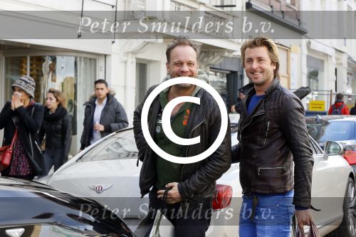 Amsterdam 4 april 2015
Carlo Boszhard met zijn vriend Harold op de pc hooftstraat