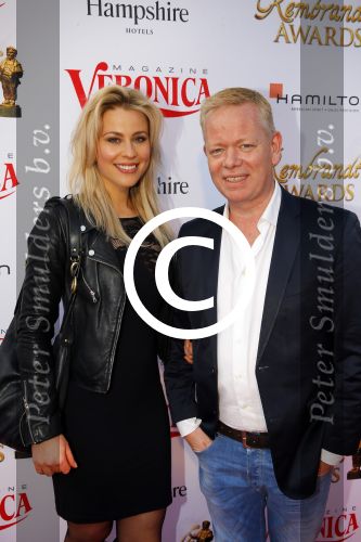 Amsterdam 19 april 2015
Uitreiking Rembrandt awards in Hotel Americain. 
Celine Huijsmans en John Lukken