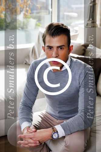 Rotterdam 2 april 2015
Stylist Chiel Harten Torres in zijn huis / appartement