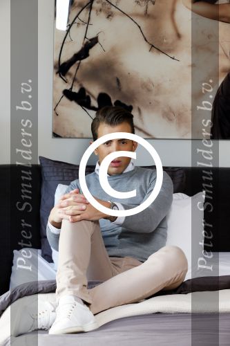 Rotterdam 2 april 2015
Stylist Chiel Harten Torres in zijn huis / appartement