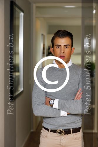 Rotterdam 2 april 2015
Stylist Chiel Harten Torres in zijn huis / appartement