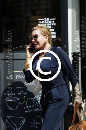 Amsterdam 24 april 2014  
Connie Breukhoven op de cornelis schuytstraat