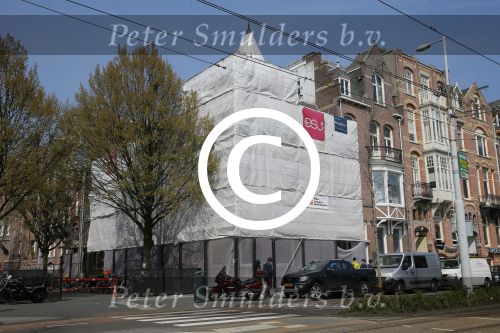 Amsterdam 10 april 2015    
In het oude pand van Mart Visser komt de nieuwe koffiezaak Blushing van Gordon