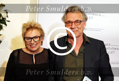 Amsterdam 10 april 2015    
Premiere Nationaal Ballet in de stopera. Jan Mulder met zijn vrouw