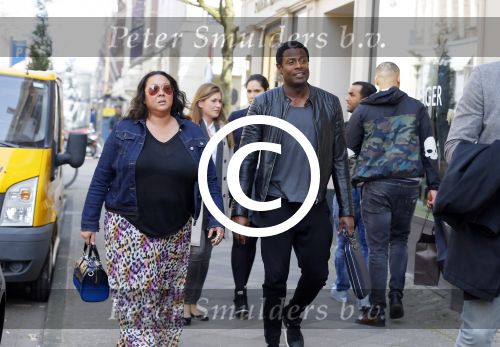Amsterdam 10 april 2015
John Williams met vriendin op de pc hooftstraat
